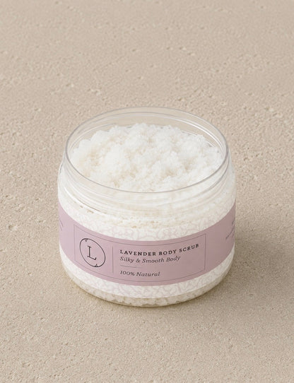 Natural Body Scrub, Lavender Body Salt Scrub