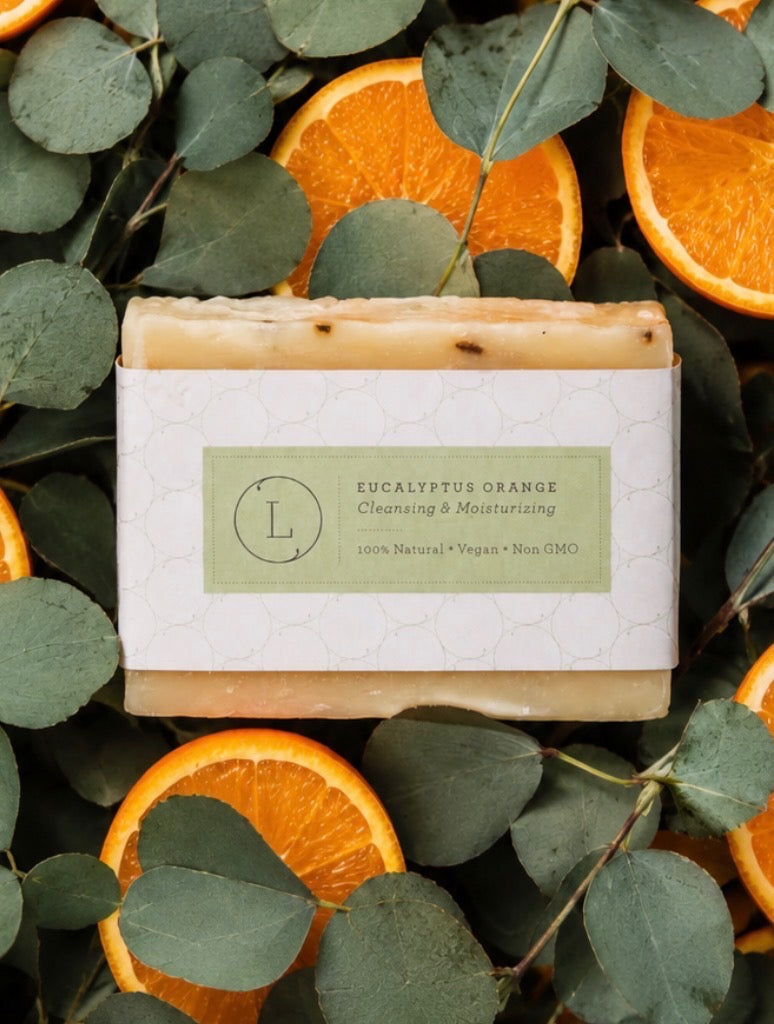 Eucalyptus Natural Handmade Soap Bar, Fresh Cold Process Soap