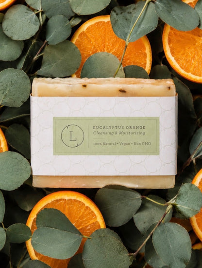 Eucalyptus Natural Handmade Soap Bar, Fresh Cold Process Soap