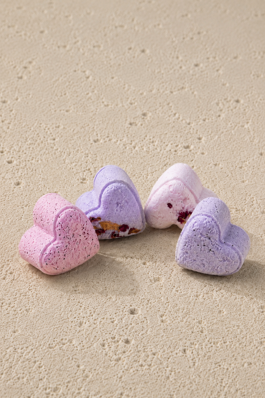 Heart Shaped Shower Steamers 5 Pack