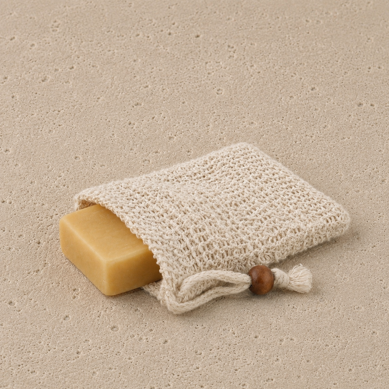 4Pack Soap Pouch 5.5x3.34 inch Cotton Soap Bags with Drawstring Exfoliating Natural Sisal Soap Saver Plastic-Free Soap Net Soap Saver Bag with Mesh Foaming and Drying The Soap for Bath and Shower