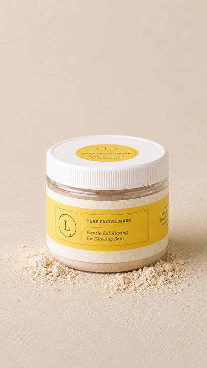 Natural Exfoliating Clay Facial Mask for Glowing skin