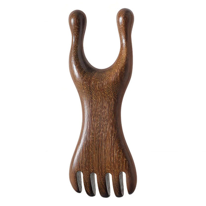 KINTEGOOD Sandalwood Scalp Massage Comb Nose Guasha Tool Facial Wood Gua Sha Tool Wooden Massage Comb Scalp Massager Handheld Meridians Acupoint Massager
